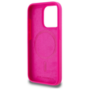 Karl Lagerfeld KLHMP15XSKHPPLF Apple iPhone 15 Pro Max hardcase Silicone Karl Head Print MagSafe fuschia