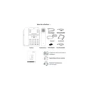 GEQUDIO GA-3 Corded Landline Telephone with Answering Machine