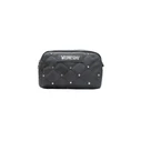 Wednesday - Quilted Cosmetic Bag / Pencil Case, Black (Blue Sky Studios)