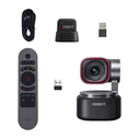 Obsbot Tiny 3 Lite Webcam 48MP 4K@30fps 1080p@120fps με ενσωματωμένο μικρόφωνο, AI παρακολούθηση, USB 2.0, τηλεχειριστήριο, Obsbot Vox Se μικρόφωνο συμπεριλαμβάνεται, Γκρι