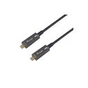 Equip USB-C 3.2 to USB-C Active Optical Cable (AOC) — 7.50 m, 10 Gbit/s, 4K@60Hz, PD 60W, Black, M/M (MPN 119464, SKU 578203)