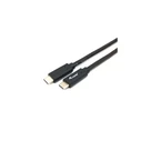 Equip Καλώδιο USB-C 3.2 -> C Gen1 PD60W St/St 0.50m Μαύρο