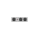 LANBERG 19" Ventilation Panel (3 Fans) Vertical 3U AK-1506-S 230V