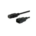 Καλώδιο τροφοδοσίας Equip IEC C13 -> IEC C14 1.5m Μαύρο