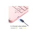 inateck N0001 Pink Bluetooth Keyboard Case for iPad 11"