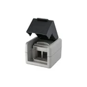 Equip 2-Port Keystone Surface-Mount Box, Unshielded, Outdoor, Grey (MPN 125451, SKU 581707, EAN 4015867244180)