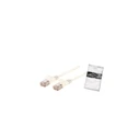 Shiverpeaks Flat U/UTP Cat.7 (10Gbps) Καλώδιο Δικτύου Ethernet 0.5m Λευκό