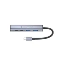 Conceptronic Hub 4-Port USB 3.2 with USB-C Connection Grey HUBBIES22G