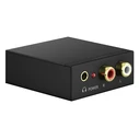 Αντάπτορας Ήχου Goobay μετατροπέας ήχου 58493, Coaxial/Toslink σε 2x RCA, μαύρος