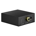 Αντάπτορας Ήχου Goobay μετατροπέας ήχου 58493, Coaxial/Toslink σε 2x RCA, μαύρος
