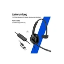 HP Poly Mission 415 Μονόπλευρα On‑Ear Ακουστικά Multimedia με Μικρόφωνο USB‑A / USB‑C