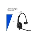 HP Poly Mission 415 Μονόπλευρα On‑Ear Ακουστικά Multimedia με Μικρόφωνο USB‑A / USB‑C