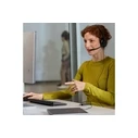 HP Poly Mission 415 Monaural On‑Ear Multimedia Headset with Microphone (USB‑A / USB‑C)