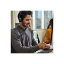 Poly Mission 615 Monaural USB Wired Headset (USB-C with tethered USB-A adapter) - Bulk (SKU C01C3A6#AC3)