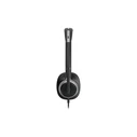 Poly Mission 615 Monaural USB Wired Headset (USB-C with tethered USB-A adapter) - Bulk (SKU C01C3A6#AC3)