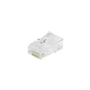 Equip Cat6 RJ45 UTP Connector Set, 100 pcs, Transparent