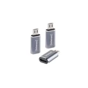 Intenso 3-pack USB Adapter USB‑C to Micro‑USB C480M Aluminum (Anthracite)