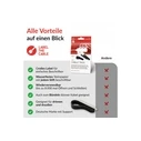LTC Klettkabelbinderlabel Reusable Hook-and-Loop Cable Tie Label Set, Black, 10 pcs