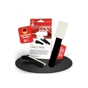 LTC Reusable Hook-and-Loop (Velcro) Cable Labels / Cable Ties, Black, 30 pcs (LTC 2610-30)