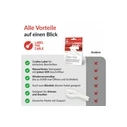 LTC Hook-and-Loop (Velcro) Reusable Cable Tie Label Set, White, 30 pcs