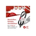 LTC Klettkabelbinderlabel Reusable Hook-and-Loop Cable Ties/Labels, mixed colors, 30 pcs