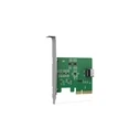 IcyDock MCIO 4i to PCIe 5.0 x4 Adapter with Redriver (MB408A5) - NVMe SSD Adapter Card