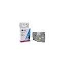 G&G Label Tape compatible with Brother TZe-111, 6 mm x 8 m, Black on Transparent (laminated)