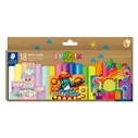STAEDTLER Plastilin‑Knete Noris Jumbo C18 – Noris® jumbo 842 plastilin modeling clay, 18 sticks × 16.6 g