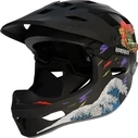 Kamikaze Ronin Wave Black with Chin Guard (Size L)