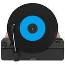 Blaupunkt VT100BK Turntable (Belt Drive) with Phono Preamp and Built-in Speakers - Black