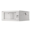 LANBERG Επιτοίχια Ντουλάπα Rack 19" 4U WF01-6604-10S, 600x600x290 mm, Γκρι (RAL7035)