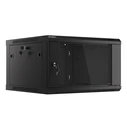 Lanberg ντουλάπα rack τοίχου 19" 6U 600x600 mm μαύρη (WF01-6606-10B)