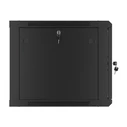 Lanberg 19" Wall-Mount Rack Cabinet 9U 600x600 mm Black (WF01-6609-10B)