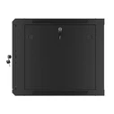 Lanberg 19" Wall-Mount Rack Cabinet 9U 600x600 mm Black (WF01-6609-10B)