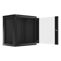 LANBERG 19" Wall-Mount Rack Cabinet 12U 600x450 mm Black (WF01-6412-10B)
