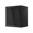 LANBERG 19" Wall-Mount Rack Cabinet 12U 600x450 mm Black (WF01-6412-10B)