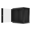 LANBERG 19" Wall-Mount Rack Cabinet 12U 600x450 mm Black (WF01-6412-10B)