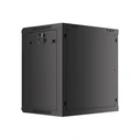 LANBERG 19" Wall-Mount Rack Cabinet 12U 600x450 mm Black (WF01-6412-10B)