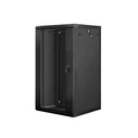 Lanberg wall-mounted 19" 22U 600x600mm Rack Cabinet, Black (WF01-6622-10B)