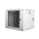 Lanberg 19" Double-Section Wall-Mount Rack Cabinet 9U 600x600 mm Gray (WF02-6609-10S)