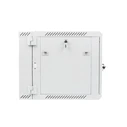 Lanberg 19" Double-Section Wall-Mount Rack Cabinet 9U 600x600 mm Gray (WF02-6609-10S)