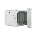 Lanberg 19" Double-Section Wall-Mount Rack Cabinet 9U 600x600 mm Gray (WF02-6609-10S)