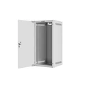 Lanberg wall-mount 10" 12U rack cabinet WF10-2312-10S, grey, glass door