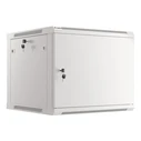 Lanberg 19" Wall-Mount Rack Cabinet 9U 600x600 mm Gray, Metal Front Door (MPN: WF01-6609-00S)