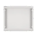 Lanberg 19" Wall-Mount Rack Cabinet 9U 600x600 mm Gray, Metal Front Door (MPN: WF01-6609-00S)