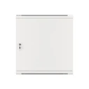 Ντουλάπα Rack τοίχου 19'' 12U 600x450 mm, γκρι, μεταλλική πόρτα, LANBERG WF01-6412-00S