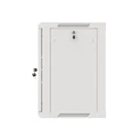 Ντουλάπα Rack τοίχου 19'' 12U 600x450 mm, γκρι, μεταλλική πόρτα, LANBERG WF01-6412-00S