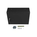 LANBERG επιτοίχια ντουλάπα Rack 19" 4U+3U 540x200 μαύρη (WAF1-5203-04-00B)