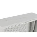 Lanberg 19-inch Wall-Mount Rack Cabinet 4U+3U 540x200 mm Folded Low-Profile Grey - WAF1-5203-04-00S