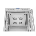 LANBERG 19" δαπέδου rack 15U 600x800 γκρι με γυάλινη πόρτα LCD V2